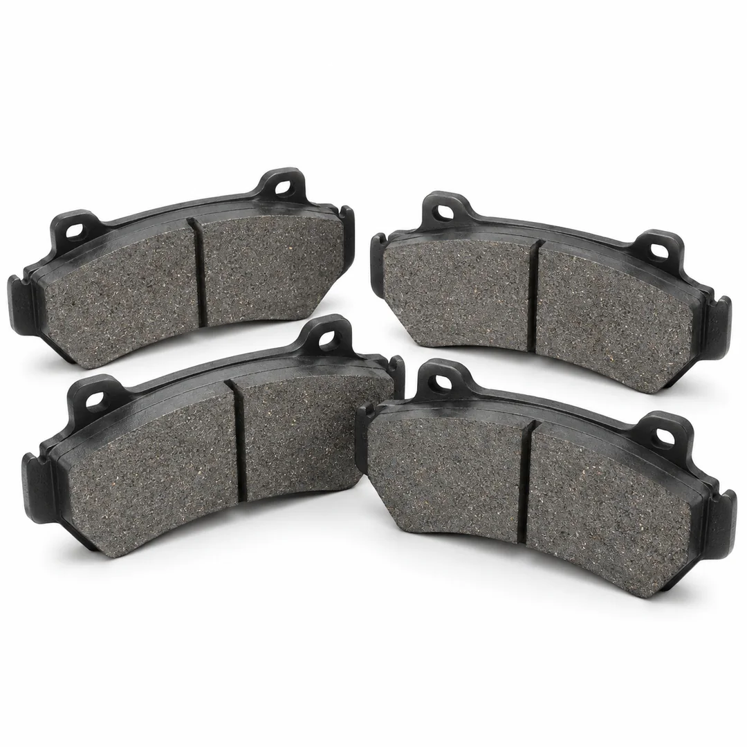 Heavy-duty brake pad set for armored and special-purpose vehicles