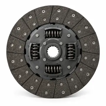 Heavy-duty sprung hub clutch disc for armored and special-purpose vehicles