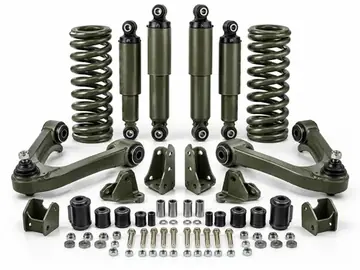 Complete heavy-duty suspension upgrade kit for armored vehicles